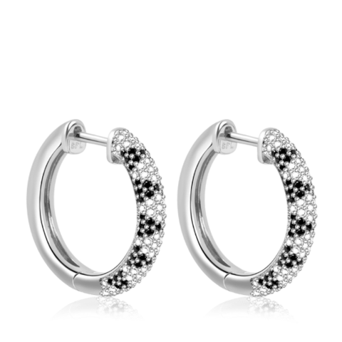 Geometric Silver Earring - VistaVistaVISIONS