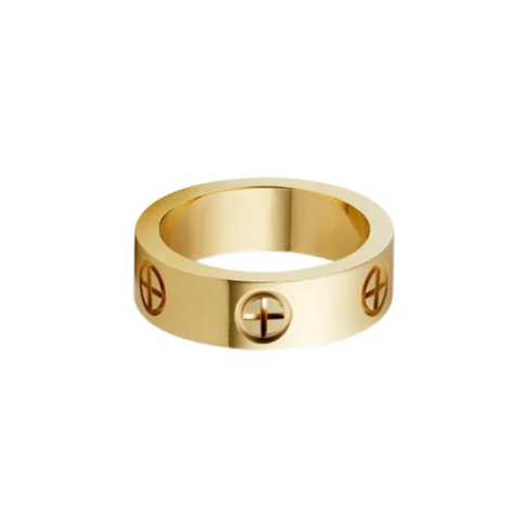 18k Gold Love Ring - VistaVistaVISIONS