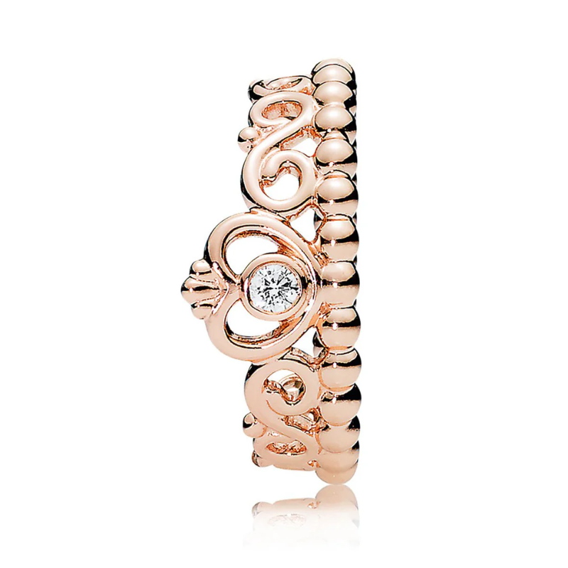 Rose Gold Princess Diamond Cut Ring - VistaVistaVISIONS