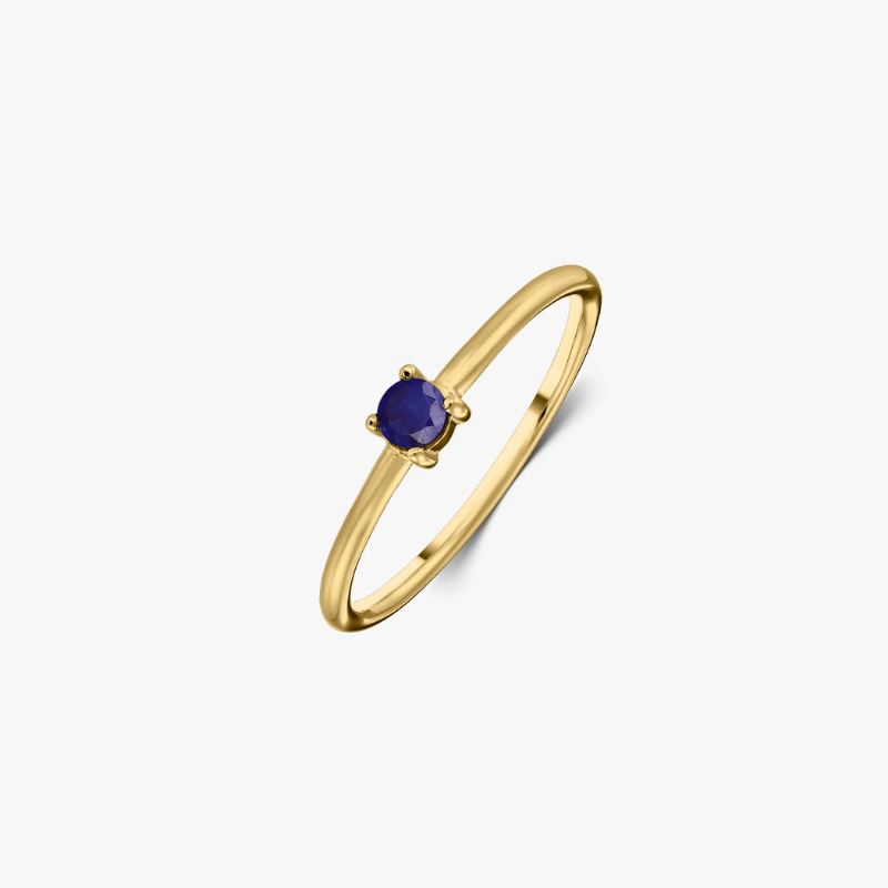Mesmerising Sapphire Gold Ring - VistaVistaVISIONS