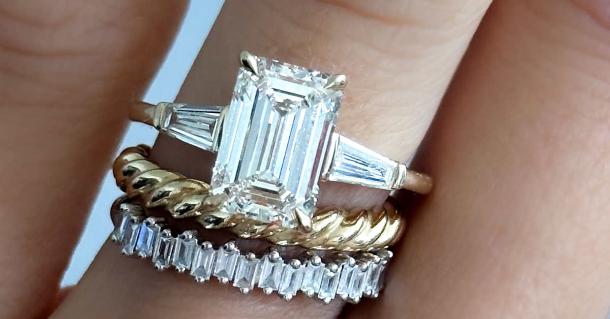 what are baguette cut diamonds