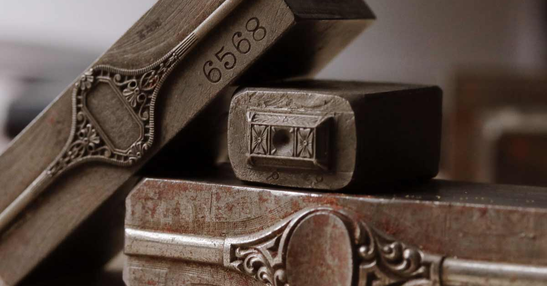 What is die striking and how does it help make jewellery