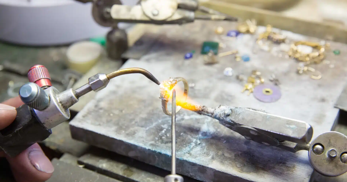 How does soldering help make jewellery