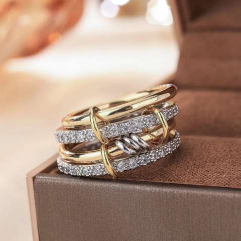 Four Band Stacking Ring - VistaVistaVISIONS