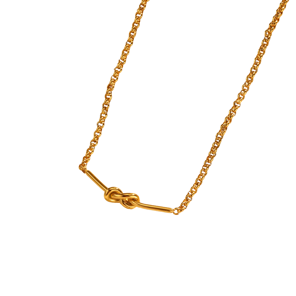 18ct Gold Knotted Necklace