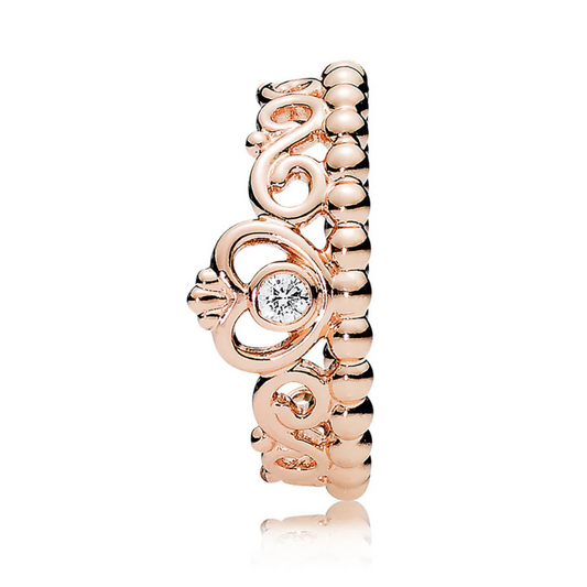 Rose Gold Princess Diamond Cut Ring - VistaVistaVISIONS