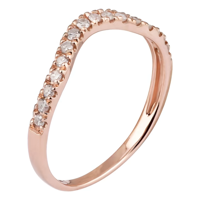 Rose Gold Women Vermeil Ring - VistaVistaVISIONS