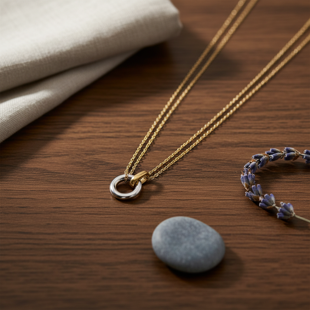 Two-Tone Necklace — Dark Oak Lifestyle